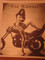 Vintage nude biker mama chick Eva Knievel