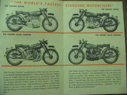 1953 Vincent motorcycle brochure catalog
