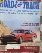 Oct.1981 Road&Track,Toyota Supra, 70-73 Datsun240z,Jaguar XK120