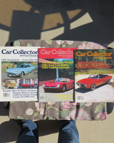 1981-2 Car Collector 3 magazines,Bizzarrini,Aston Martin,Pontiac Firebird, Ford Thunderbird,Ferrari