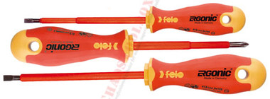 FELO 53175 Ergonic Insulated 3 pc set Slotted & Phillips