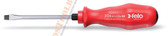 FELO 31690 7/32" x 4" Slotted Screwdriver - PPC Handle with Metal Cap