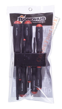 74699 Bondhus Set 9 ProHold Balldriver Screwdrivers 1.5-10mm