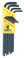 10938 Bondhus Set 10 Balldriver L-wrenches 1/16-1/4