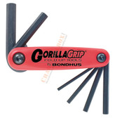 12587 Bondhus Set 7 Hex Fold-up Tools 2-8mm