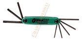 12636 Bondhus Set 7 Tamper Resistant Tip Fold-up Tools TR7-TR25