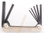 14585 Bondhus Set 5 Hex Fold-up Tools 3/16-3/8