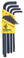 12136 Bondhus Set 12 Hex L-wrenches .050-5/16 - Long