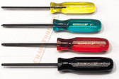 11640 Bondhus Set 4 Square Recess Screwdrivers #0-3