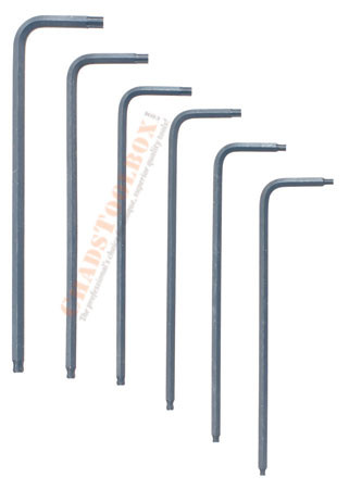 11346 Bondhus Set 6 BallStar L-wrenches T6-T15