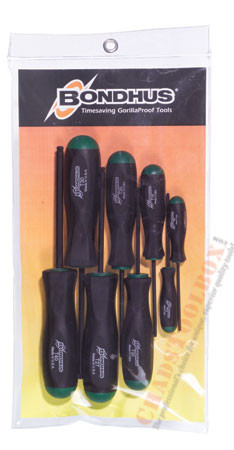 13532 Bondhus Set 8 BallStar Screwdrivers T9-T40