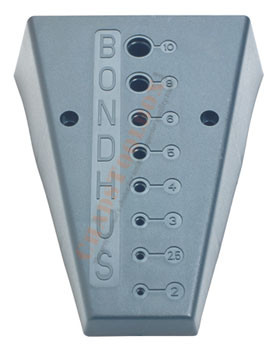 17935 Bondhus Metric Molded T-handle Stand Holds 8 Tools 2-10mm