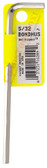 16100 Bondhus .028 BriteGuard Plated Hex L-wrench - Long