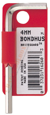 16266 Bondhus 5.5mm BriteGuard Plated Hex L-wrench - Short