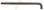 16502 Bondhus .050 Stubby Balldriver L-wrench