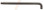 16510 Bondhus 3/16 Stubby Balldriver L-wrench