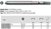 05055610001 WERA 851/00Z PHILLIPSILLIPS BIT PHILLIPS1 X 50MM, 3MM DRIVE