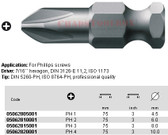 05062820001 WERA 851/7 PHILLIPS4 X 75MM 7/16" HEX DRIVEIVE BIT