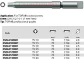 05064120001 WERA 867/8Z TORX BIT TX27 X 70MM, 7MM DRIVE