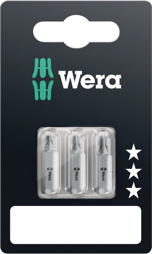 WERA 05073307001 851/1 Z PH 1 - 3 SET SB BITS ASSORTMENT