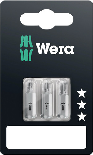WERA 05073311001 855/1 Z PZ 1 - 3 SET SB BITS ASSORTMENT