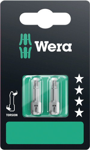 WERA 05073323001 851/1 TZ PH 1 X 25 MM SB BITS ASSORTMENT