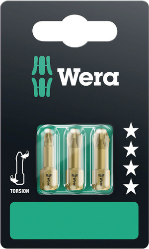 WERA 05073373001 855/1 TH PZ 1 - 3 SET SB BITS ASSORTMENT