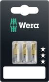WERA 05073519001 855/1 TIN PZ 1 - 3 SET SB TIN-BITS FOR POZIDRIV SCREWS
