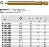 05135172001 WERA 867/4H TX6 X 50MM EXTRA HRD TX BIT