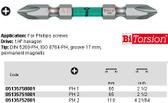 05135750001 WERA 851/23 BTH DOUBLE-END BIT PHILLIPS1 X 65MM