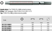 05338780001 WERA 867/00 TORX PLUS BIT IP5 X 50MM, 3MM DRIVE