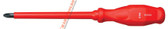 98 24 3  Knipex Screwdriver for Phillips Screws(Closeout-Slightly different from picture-same steel-older style red handles)