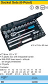 HAZET 900 6-POINT SOCKET SET
