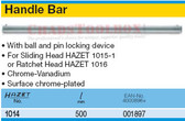 HAZET 1014 HANDLE BAR