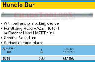 HAZET 1014 HANDLE BAR