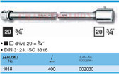 HAZET 1018 EXTENSION 20 (3/4")