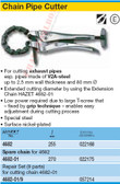 HAZET 4682 TUBE CUTTER