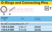 HAZET 1100S-G2260 RUBBER RING