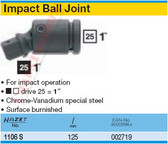 HAZET 1106S UNIVERSAL JOINT FOR IMPACT SOCKETS