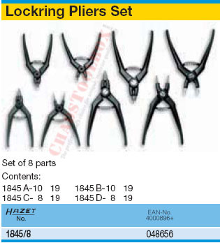 HAZET 1845/8 PLIERS ON DISPLAY ST.