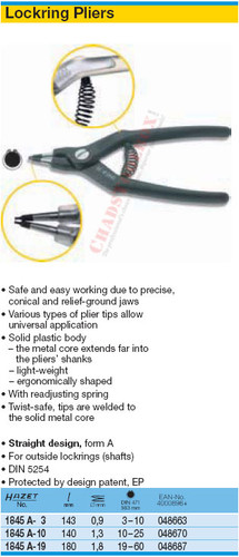 HAZET 1845A-19 LOCKRING PLIERS