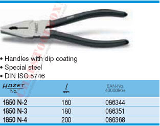 HAZET 1850N-2 COMBINATION PLIERS
