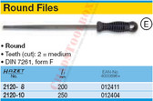 HAZET 2120-8 ROUND FILE