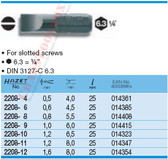 HAZET 2208-10 SCREWDRIVER BIT