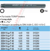 HAZET 2224SLG-T30 TORX-SCREWDRIVER BIT