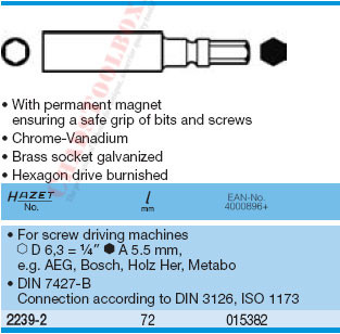 HAZET 2239-2 ADAPTER