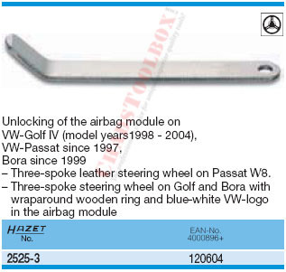 HAZET 2525-3 DISMANTLING TOOL