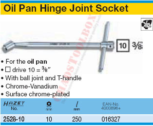 HAZET 2528-10 FLEXIBLE HEAD WRENCH