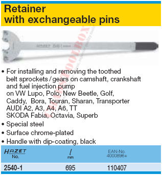HAZET 2540-1 RETAINER WITH PIN