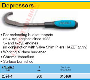 HAZET 2574-1 VALVE ADJUSTING TOOL - ChadsToolbox.com Inc